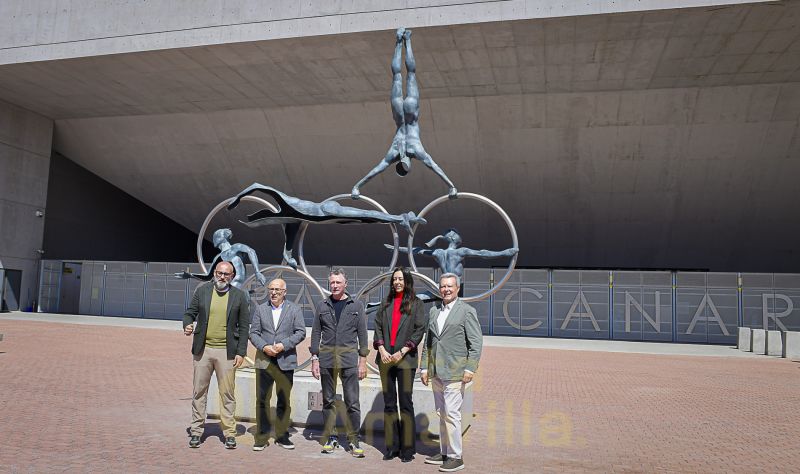 Aroma de olimpismo en el entorno del Gran Canaria Arena 