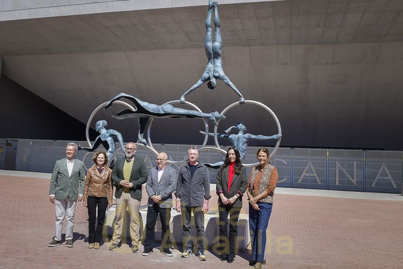 Aroma de olimpismo en el entorno del Gran Canaria Arena 
