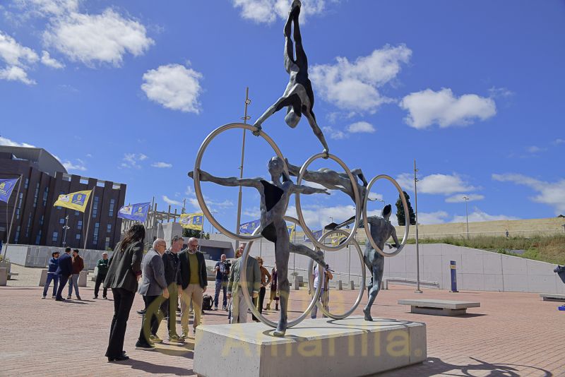 Aroma de olimpismo en el entorno del Gran Canaria Arena 