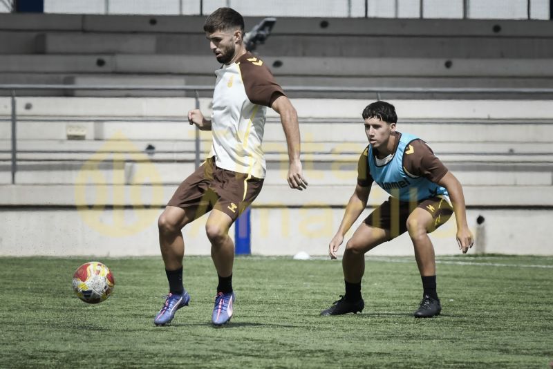 Fotos: Las Palmas Atlético, preparado para el derbi del domingo