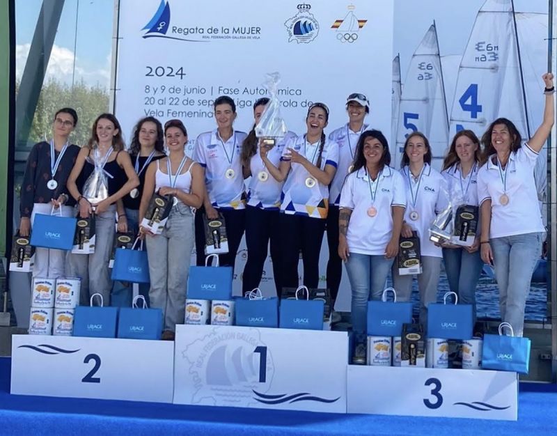 Canarias se cuelga el oro en la Liga de vela femenina