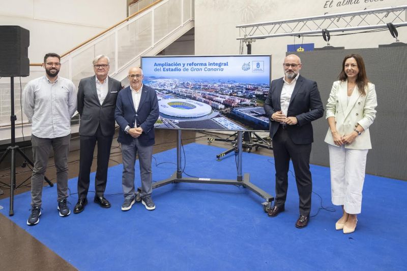 9 despachos de arquitectura aspiran a reformar el Estadio de Gran Canaria