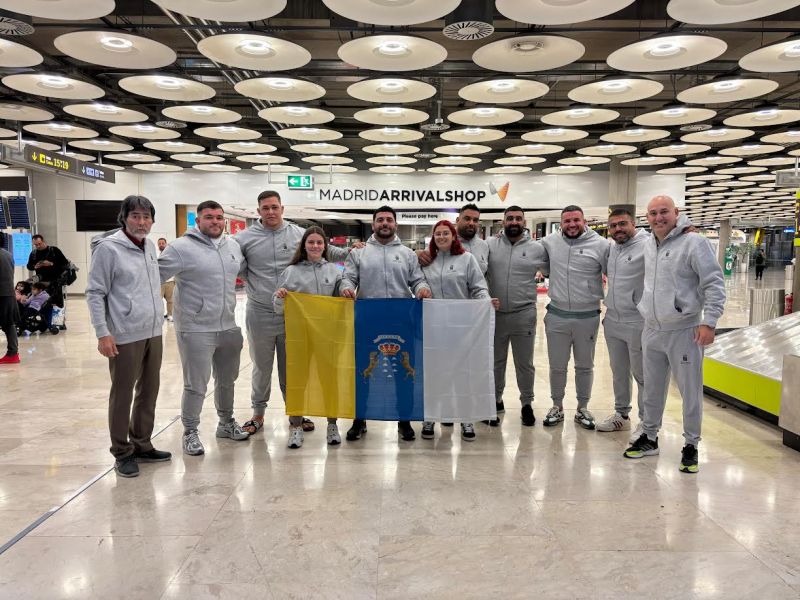 La selección canaria ya está rumbo a Corea del Sur