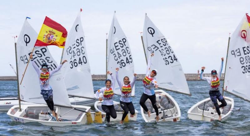 Marta Mansito, la canaria campeona mundial de Optimist