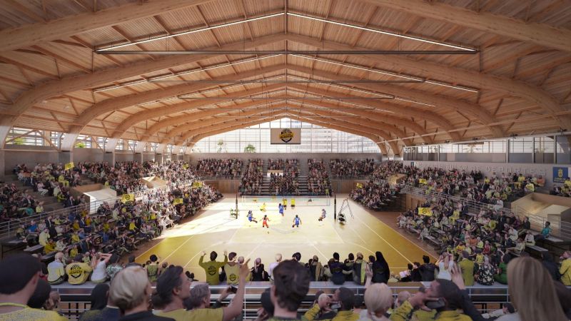 El Centro Insular de Deportes, una de las sedes del Eurovolley femenino de 2028
