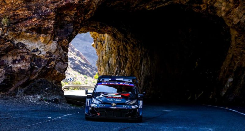 Kalle Rovanpera brilla en el inicio del Rally Islas Canarias