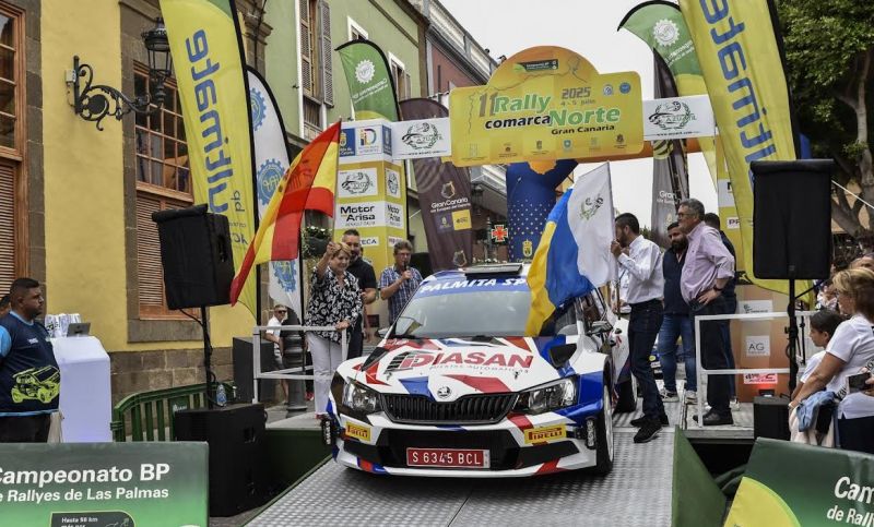 Victoria de Hernández-Espino en un emocionante final de rally Comarca Norte