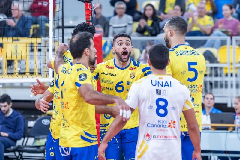 3-2: El Guaguas gana y mantiene vivo sus ilusiones europeas