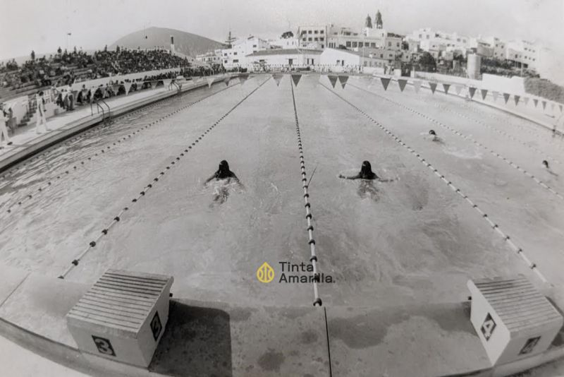 Verano de 1974: Guía, en el mapa de la natación de Gran Canaria