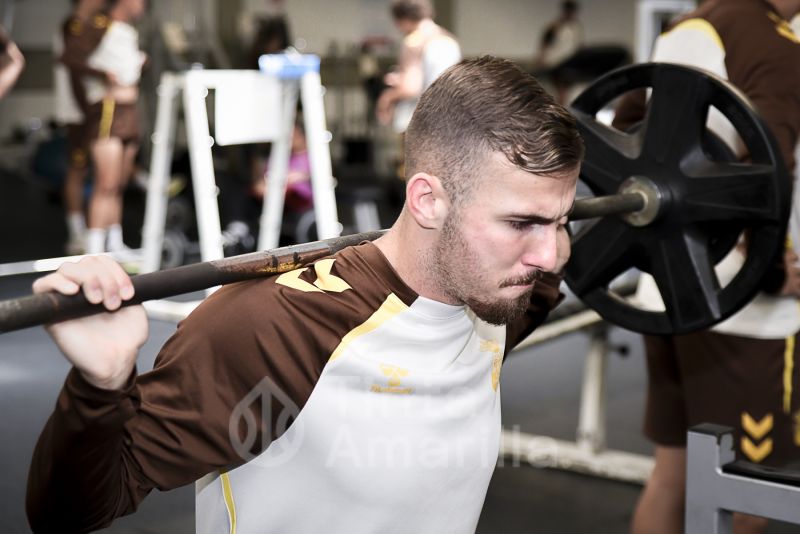 Fotos: Las Palmas Atlético se prepara para viajar a Fuenlabrada