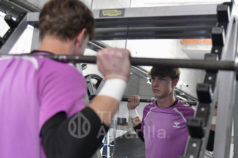 Fotos: Las Palmas Atlético se prepara para viajar a Fuenlabrada
