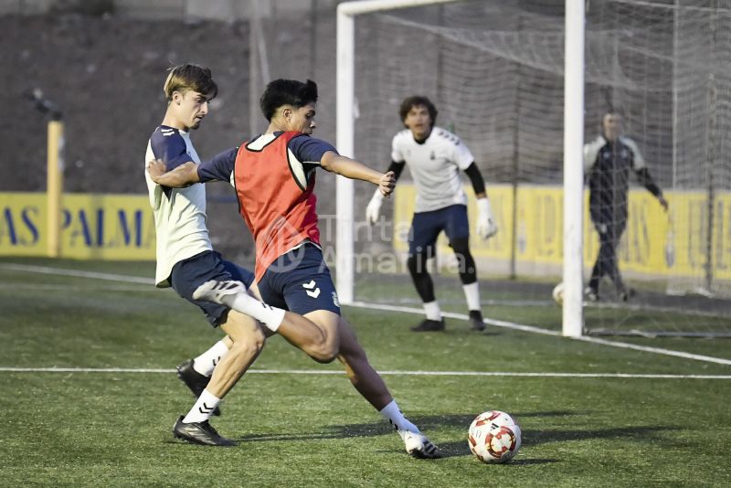 Fotos: El juvenil de la UD afina para recibir al Granada