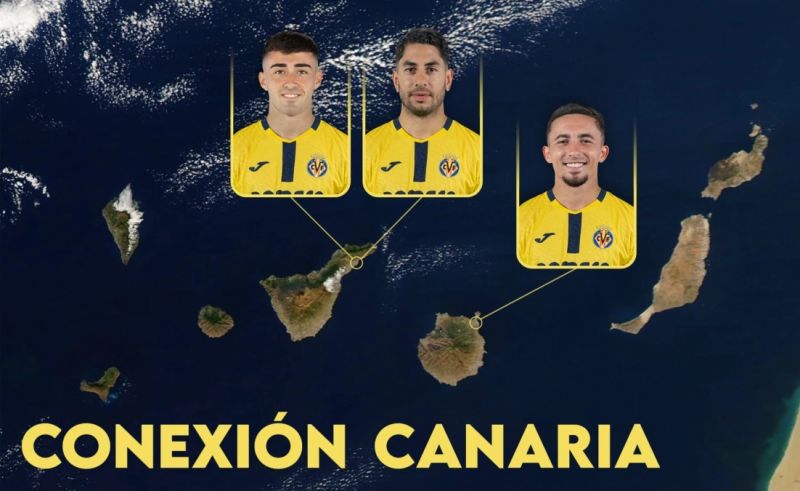 El Villarreal presume de sus siete jugadores canarios