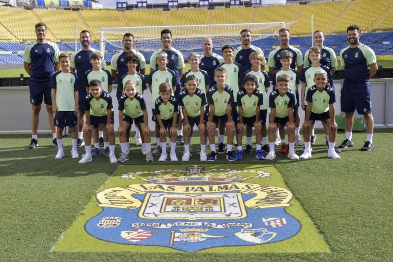 El alegre alevín Fundación de la UD Las Palmas ya está en marcha