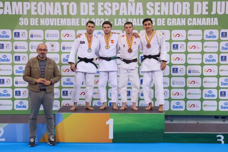 Giovanni Suárez, bronce en el campeonato de España de judo
