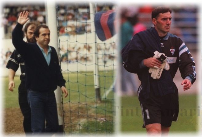 El Eibar aprovecha la visita de la UD para rendir homenaje a una histórica plantilla