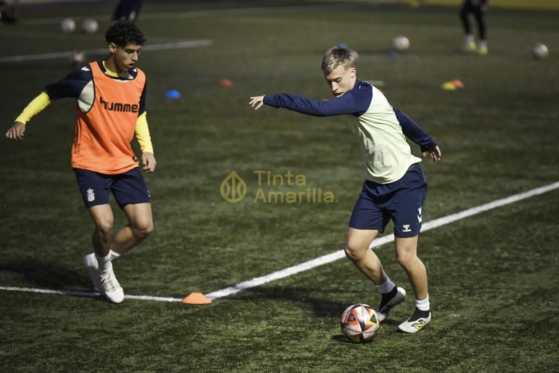 Fotos: El juvenil de la UD cierra sus preparativos para recibir al Elche