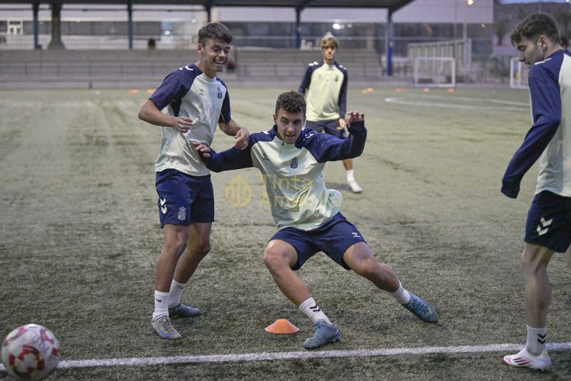 Fotos: El juvenil de la UD cierra sus preparativos para recibir al Elche