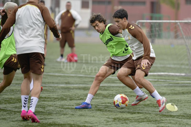Fotos: Las Palmas Atlético planifica cómo sorprender al líder del grupo