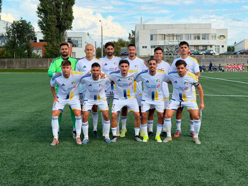 Canarias gana en Letonia (0-2) e Hiromi se luce con un gol extraordinario