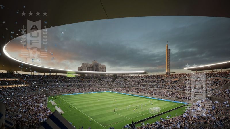 El Nuevo Estadio Centenario aspira a la inauguración del Mundial