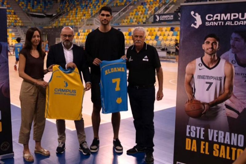 Santi Aldama abre un paréntesis en Gran Canaria antes de los JJOO