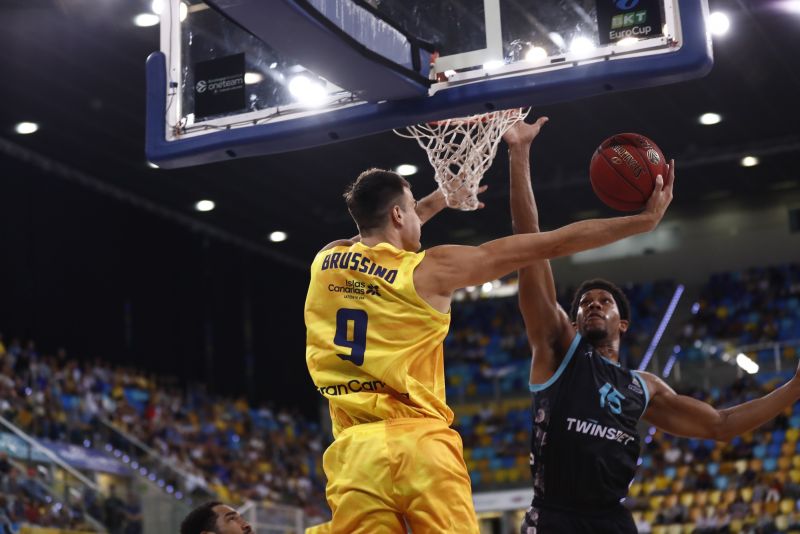 66-68: Los triples errados y los rebotes ofensivos del Vilnius penalizan al Granca