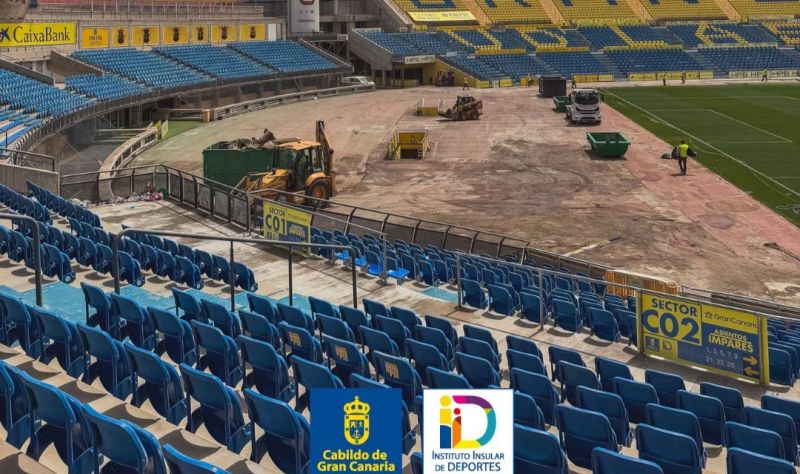El Estadio se prepara para el rally