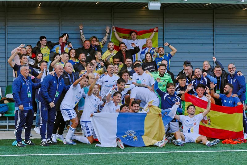 Canarias se da un festín con el representante de Israel (4-0)