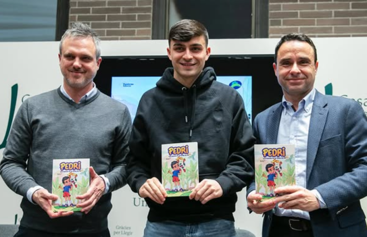 Pedri, protagonista de un libro infantil