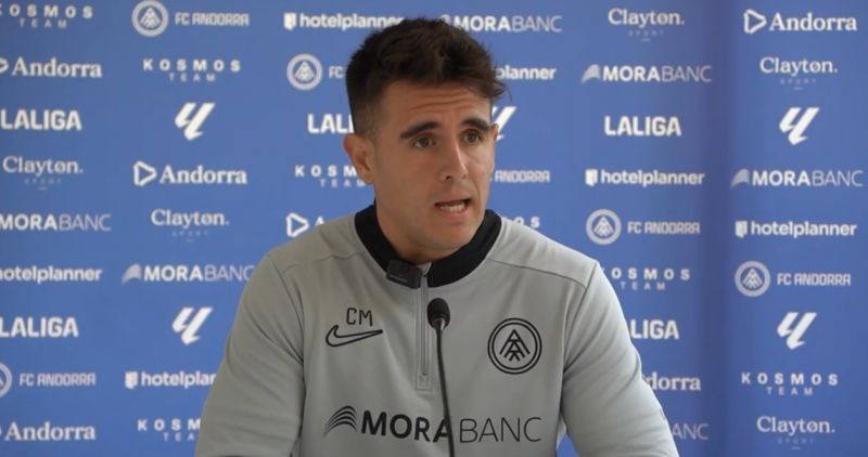Manso, técnico del Andorra, pronostica un partido con Las Palmas con muchos goles