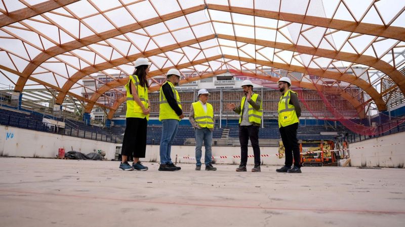 La obra del Centro Insular de Deportes supera el 60% de su ejecución