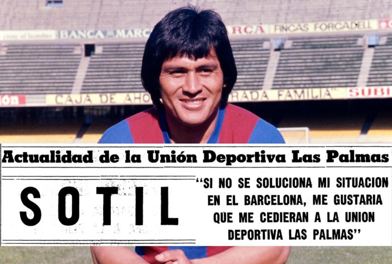 Un día el Cholo Sotil pidió jugar en la UD Las Palmas