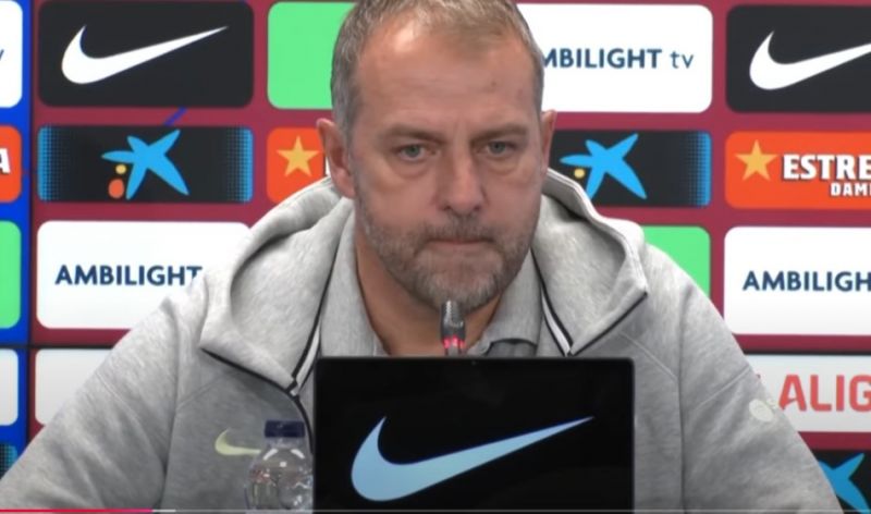 Las Palmas pasa de puntillas en la rueda de prensa de Flick