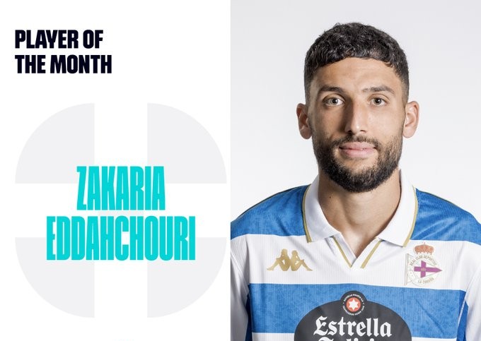 Zakaria Eddahchouri es el jugador del mes de septiembre