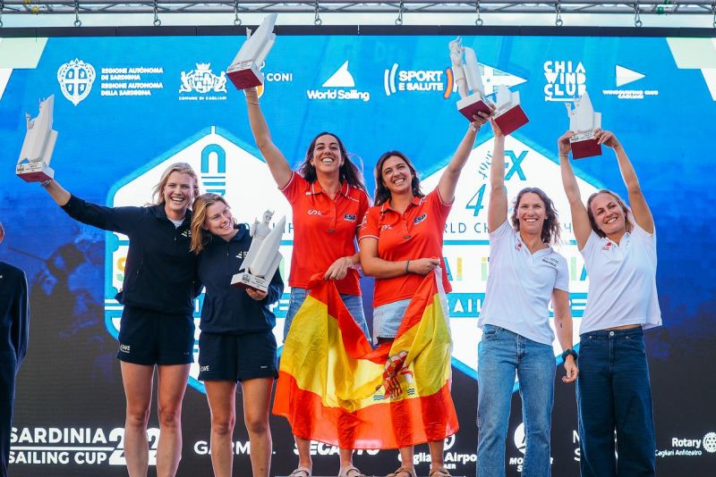 Oro canario en el Mundial de la clase 49er FX