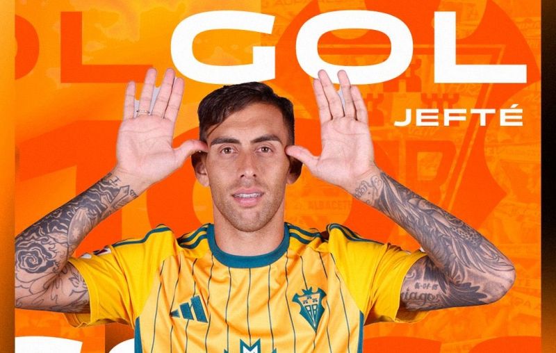 Jefté cumple su ilusión de marcar en el Gran Canaria