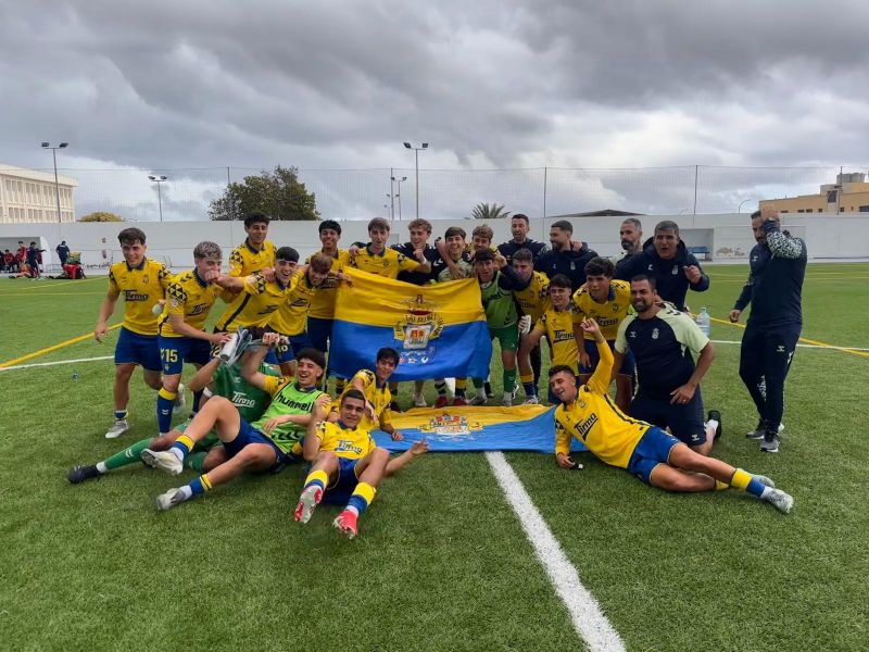 El juvenil de la UD Las Palmas canta otra el alirón en Canarias