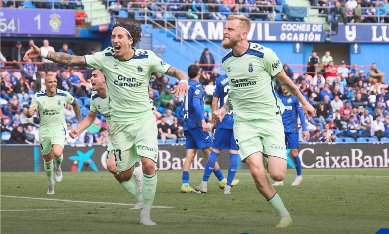 1-3: Las Palmas se trae de Getafe una prueba de vida