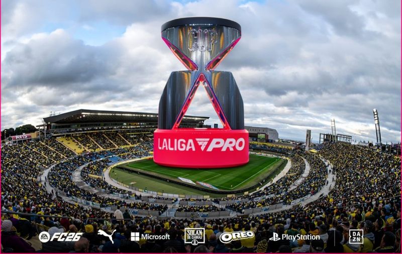 El Estadio de Gran Canaria se vestirá de gala para recibir la Copa de LALIGAFC Pro