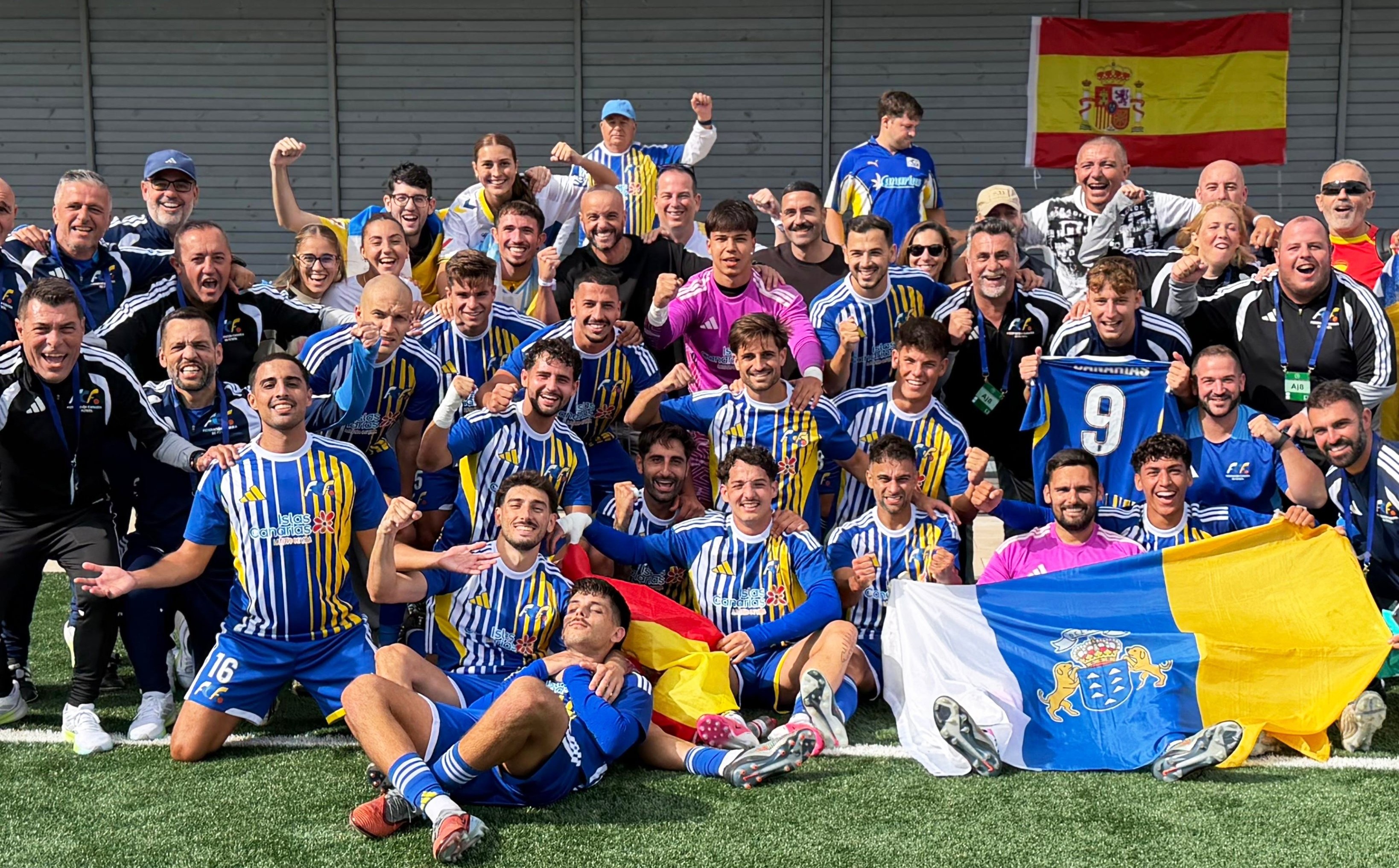 Canarias remonta, gana y se clasifica para la fase final de la Copa de las Regiones (2-1)