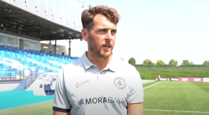 El técnico del Andorra admite que quizá es mejor cruzarse ahora con Las Palmas