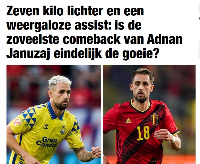 La prensa belga habla sobre una remontada de Januzaj