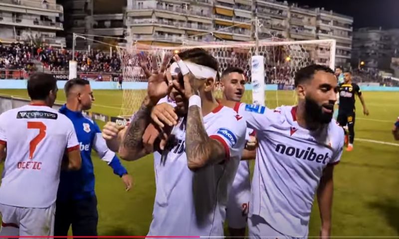 Jefté firma una racha extraordinaria de goles en la Superliga griega