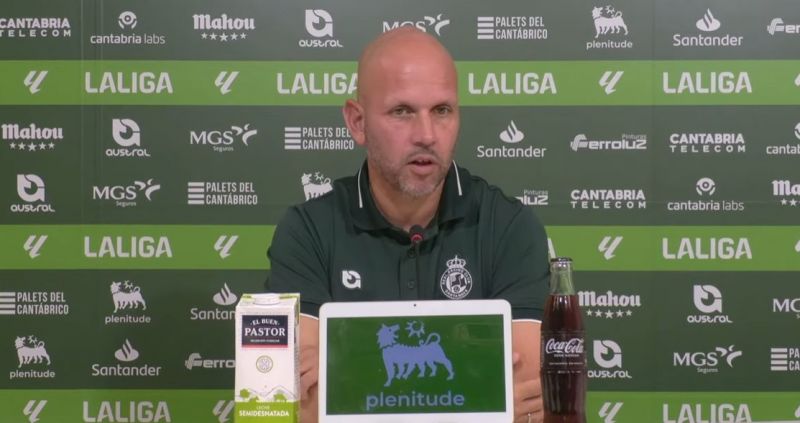 El técnico del Racing salpimienta el arbitraje antes de visitar a la UD