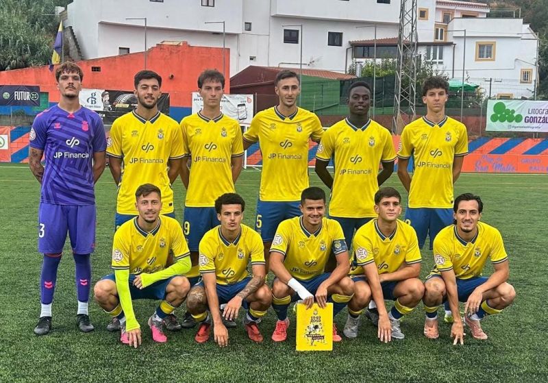 Las Palmas C gana su primer encuentro en el triangular de San Mateo (2-3)