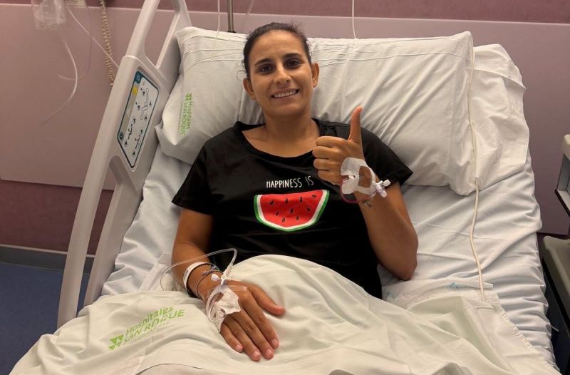 La portera Lulu Guerra, operada con éxito de su rodilla izquierda