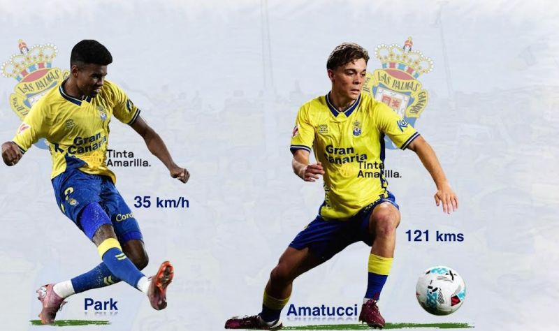 Marvin Park, el más rápido; Amatucci, el corredor de fondo de la UD