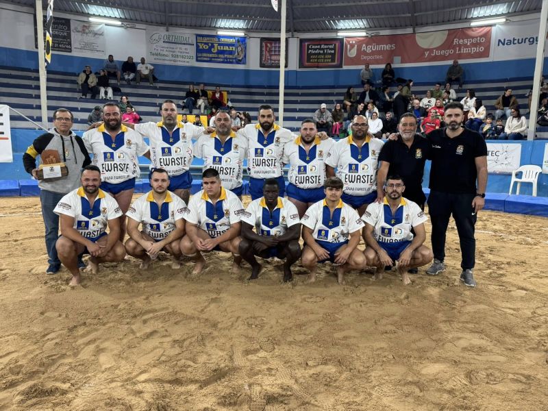 El Agüimes llega líder al final de la primera vuelta