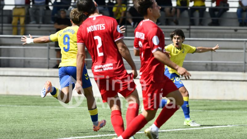 1-2: Las Palmas Atlético malogra la magia de un gol de Elías